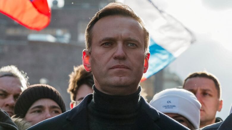 Russian prison authorities have announced the death of prominent Russian opposition politician Alexei Navalny. In this file photo, Navalny takes part in a rally to mark the 5th anniversary of opposition politician Boris Nemtsov's murder and to protest against proposed amendments to the country's constitution, in Moscow, Russia February 29, 2020.