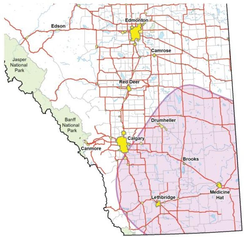 The ferruginous hawk makes Alberta's grassland region its home. 