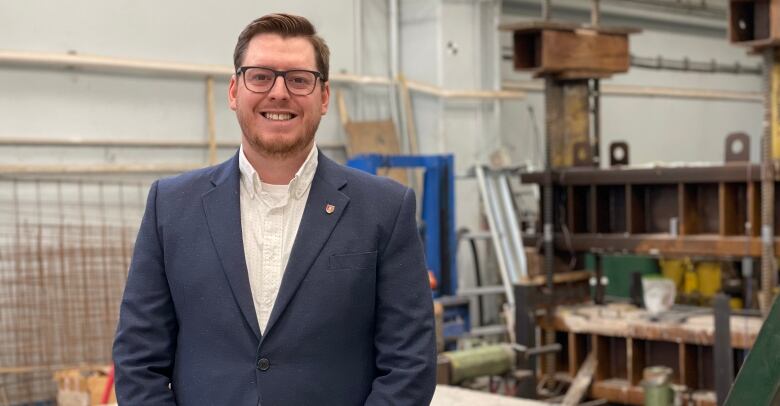 Brandon Searle is innovation director for the Off-Site Research Centre at the University of New Brunswick in Fredericton. 