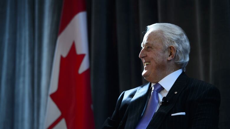 Former prime minister Brian Mulroney speaks at a conference put on by the University of Ottawa Professional Development Institute and the Canada School of Public Service in Ottawa on Tuesday, March 5, 2019. Former prime minister Brian Mulroney is dead at 84. His family announced late Thursday that the former Tory leader died peacefully, surrounded by loved ones.