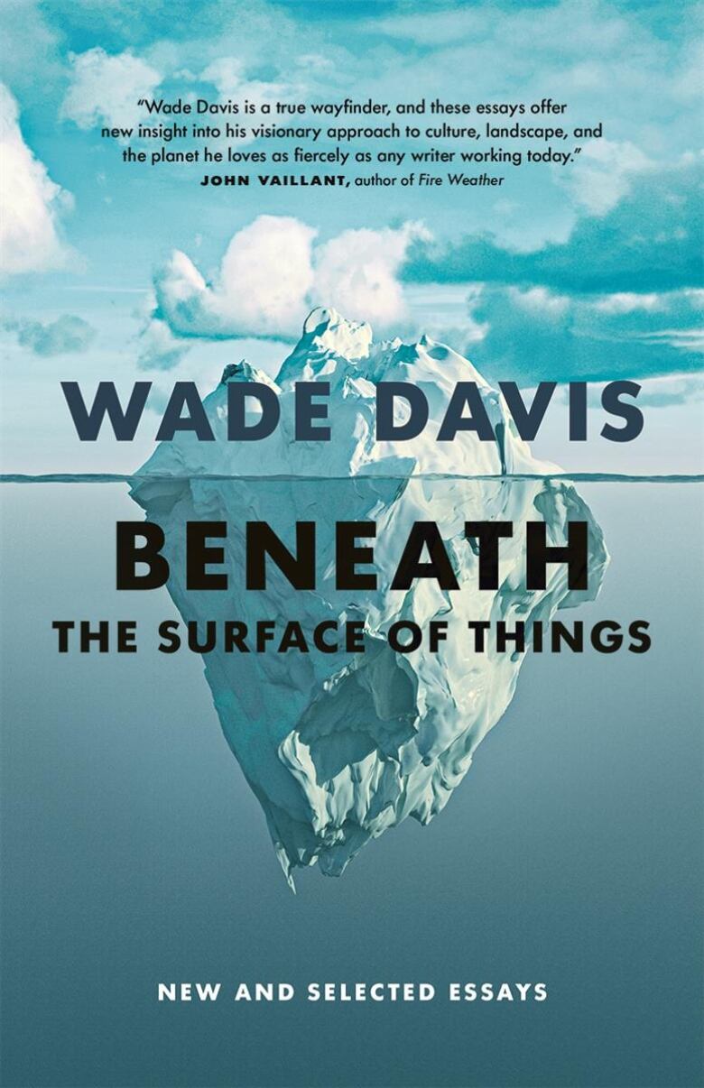 A book cover featuring a photo of an iceberg, both above and beneath the waves.