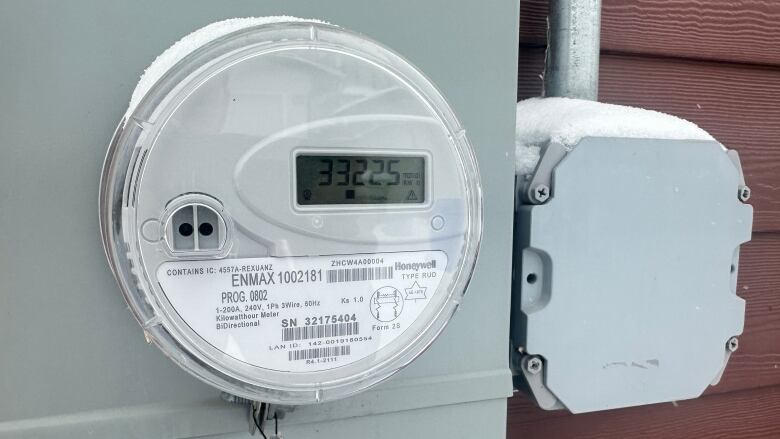 A residential electricity meter is seen in this file photo.