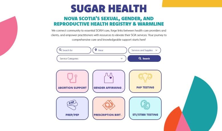 A screenshot of a website called SUGAR Health.