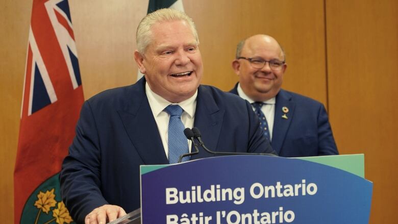 smiling premier and mayor