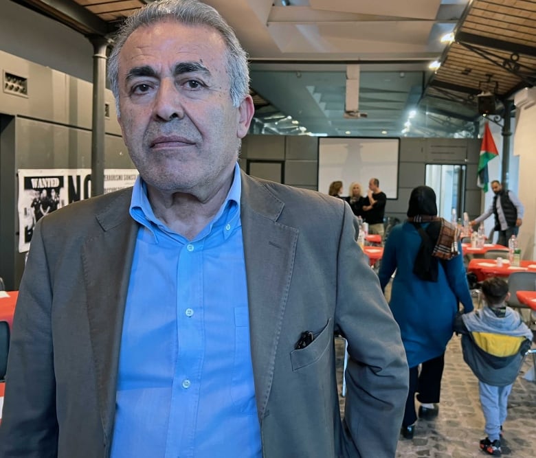 Yousef Salman, a Palestinian surgeon who has worked in Italy for 50 years and heads the Red Crescent in Italy, says he wants humanitarian options for Palestinians to stay in Italy, without having to give up their passports.