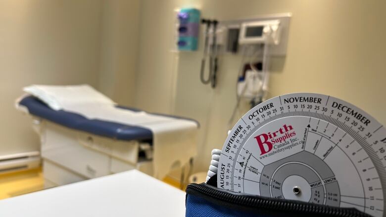 One of two exam rooms in the clinic.