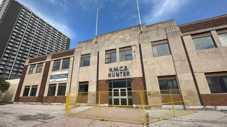 The former HMCS Hunter Naval Reserve building.