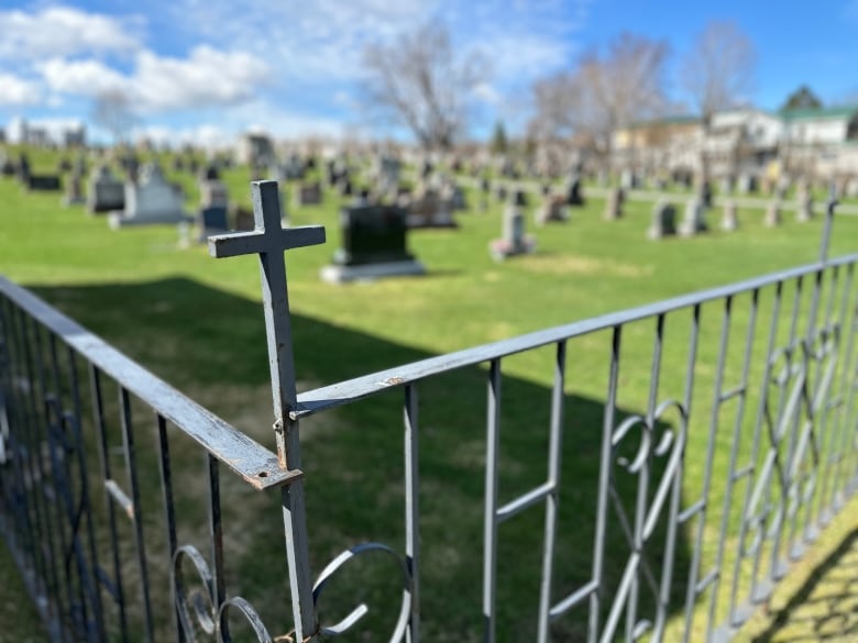 Saint Alphonse Cemetery, Hawkesbury, April 2024