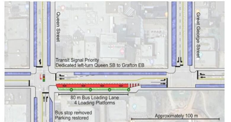 One suggestion includes removing parking spaces along a section of Grafton Street to allow a dedicated bus route.