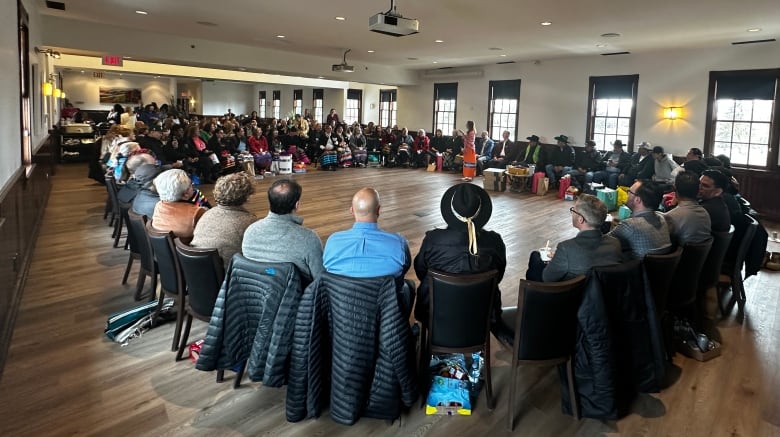 An Indigenous naming ceremony was held before an announcement to rename Fort Calgary was held on Thursday.