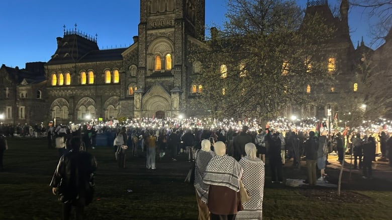 protest at UOFT