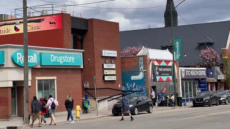 A street view of 1500 block of 20th street west in Saskatoon.