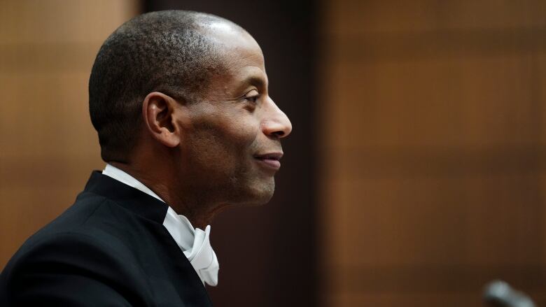 House of Commons Speaker Greg Fergus appears as a witness at a hearing of the standing committee on procedures and House affairs on Parliament Hill in Ottawa on Monday, Dec. 11, 2023.