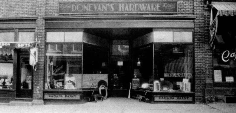 Donevan's Hardware store historic photo, undated