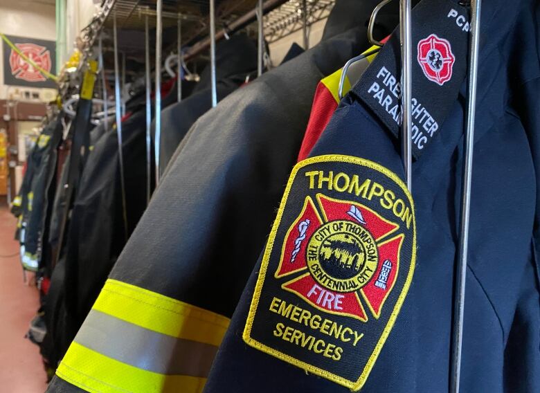 a firefighter jacket.