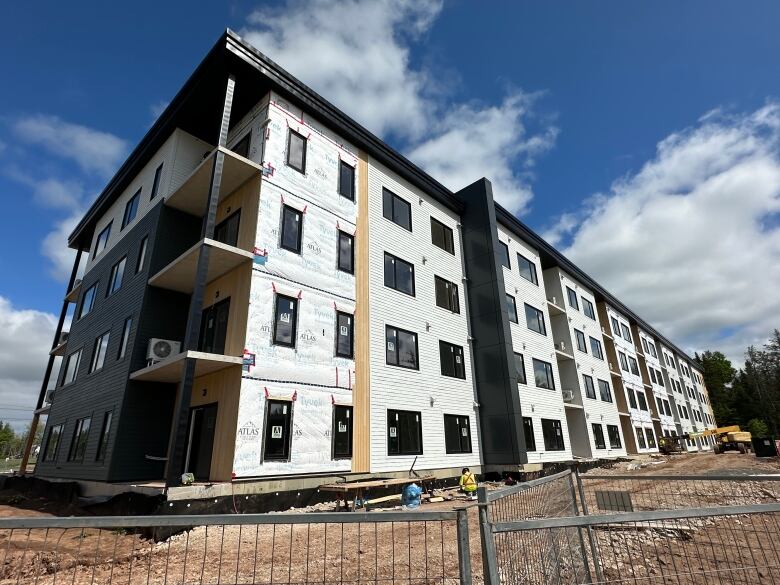 A multi-storey building under construction.