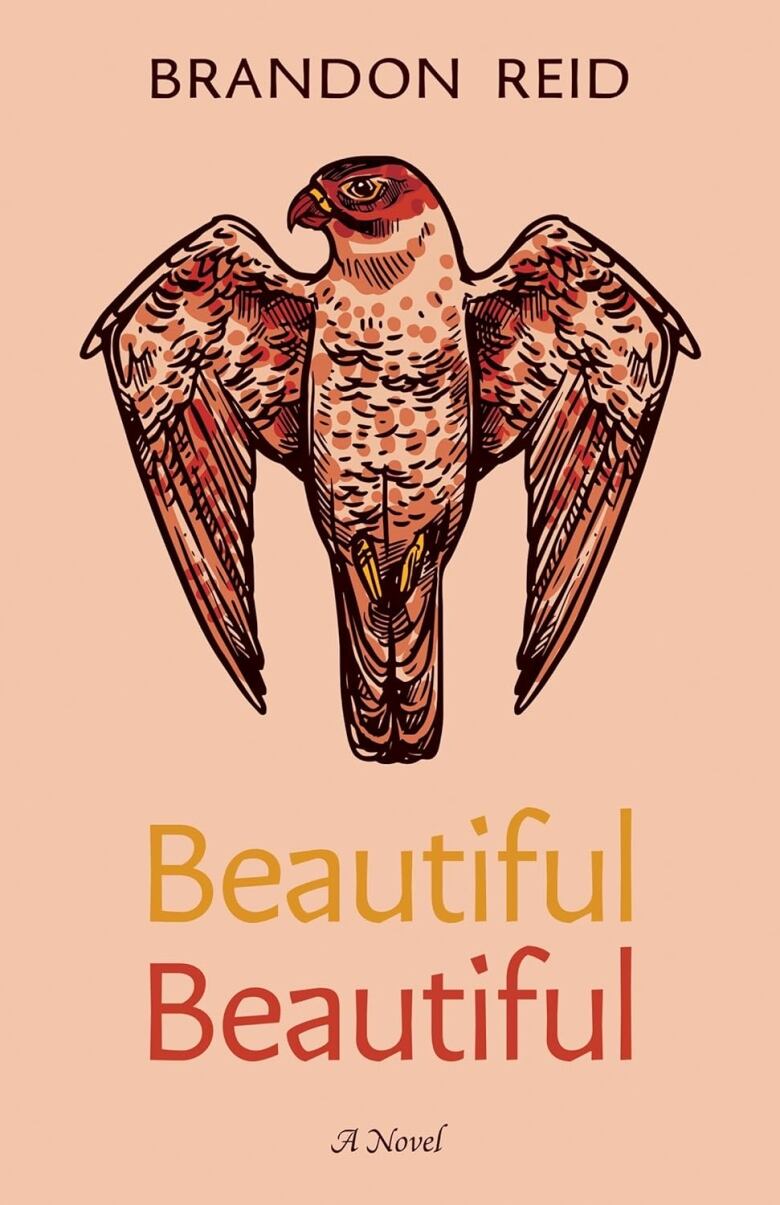 Beautiful Beautiful by Brandon Reid. Illustrated book cover shows an eagle with its wings open. 