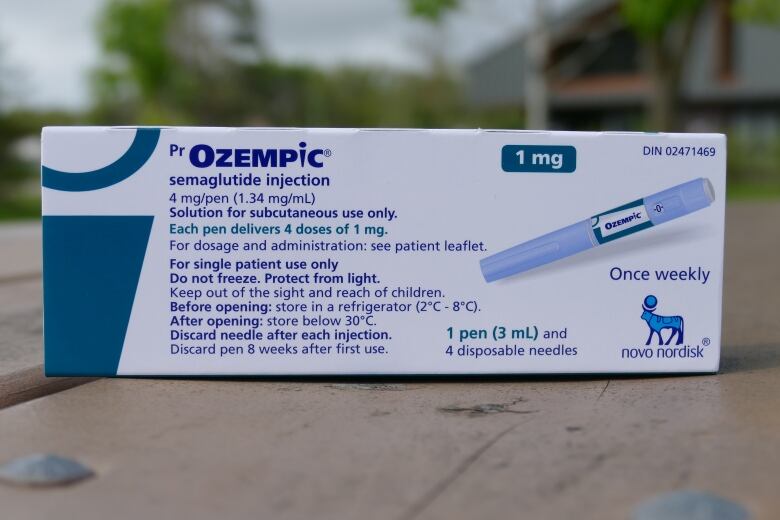  A picture of an Ozempic box.