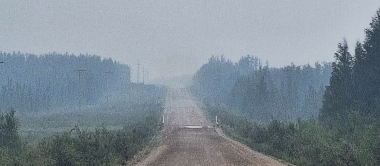 A smoky road 