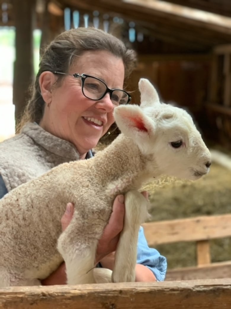 Ruth Mathewson is the owner and operator Harmeny Woolen Mill and Woolies of Upperbrook Farm