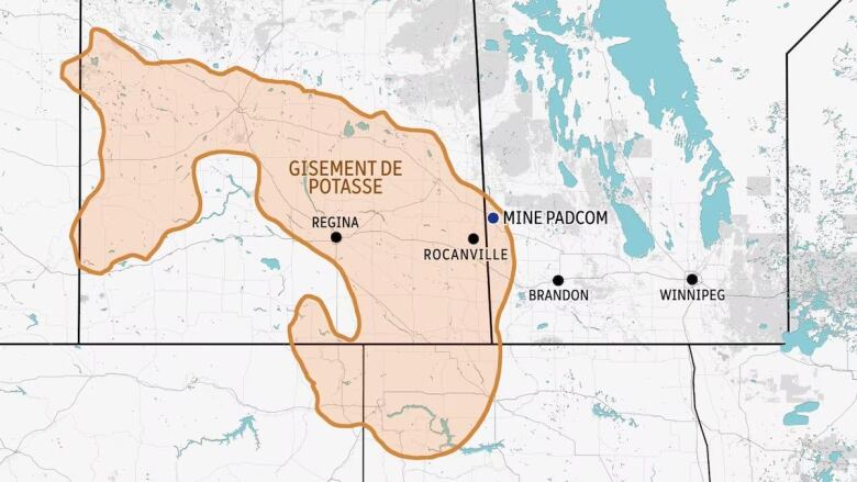 A map is pictured, with a large swath extending from eastern Alberta to southwestern Manitoba and into the U.S.