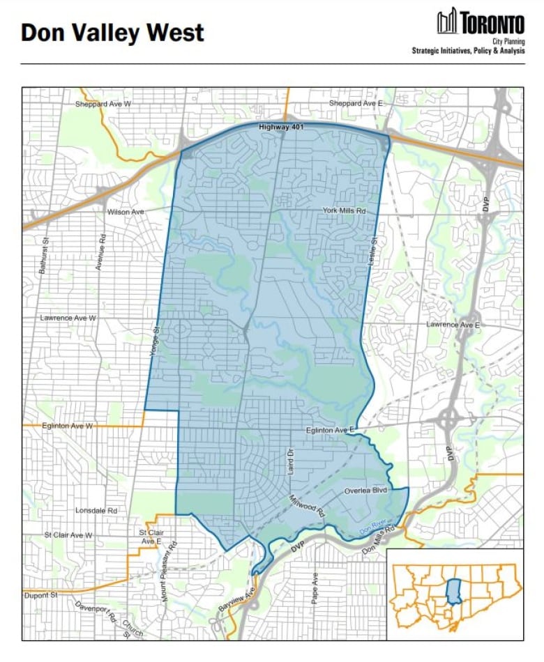 Ward 15, Don Valley West map