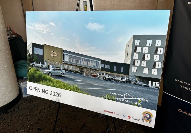 Plans for a proposed $52 million thermal spa were unveiled Monday at Whitecap Dakota First Nation near Saskatoon. The indoor and outdoor spa will compliment the existing hotel, casino and golf course, say officials.