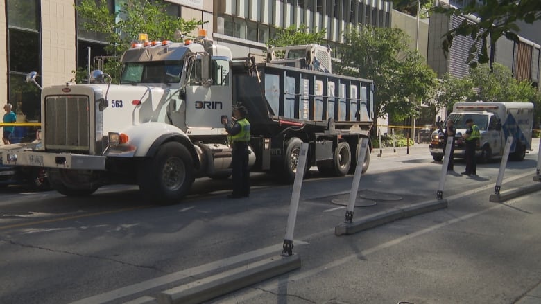 Dump truck that killed cyclist