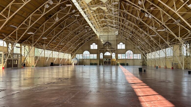 The inside of the cattle castle.