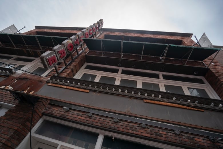 the outside of The Drugstore's empty front 