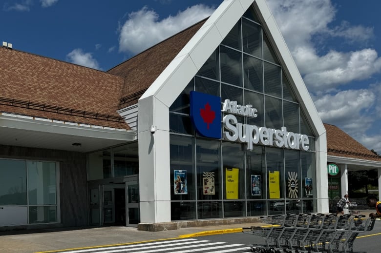 The exterior of an Atlantic Superstore is seen.