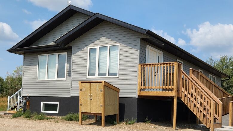 A photo of a new safe house that opened on Mosquito First Nation