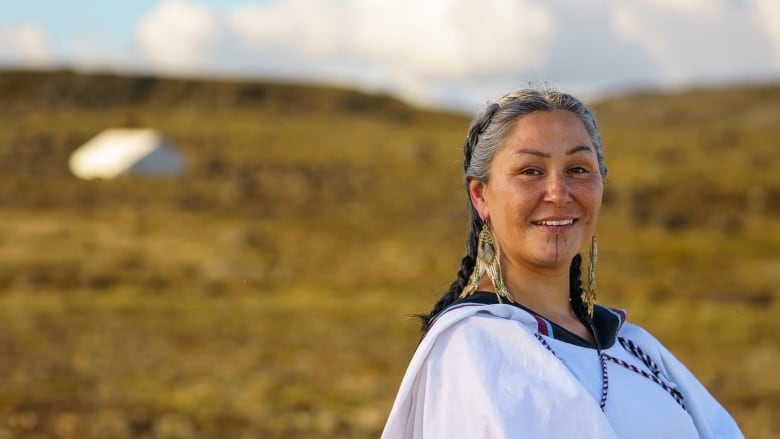 Head shot of Bernice Kuutuu Clarke in a field