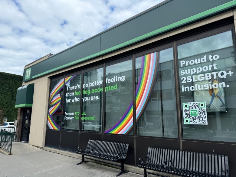 TD Bank 2024 Pride display