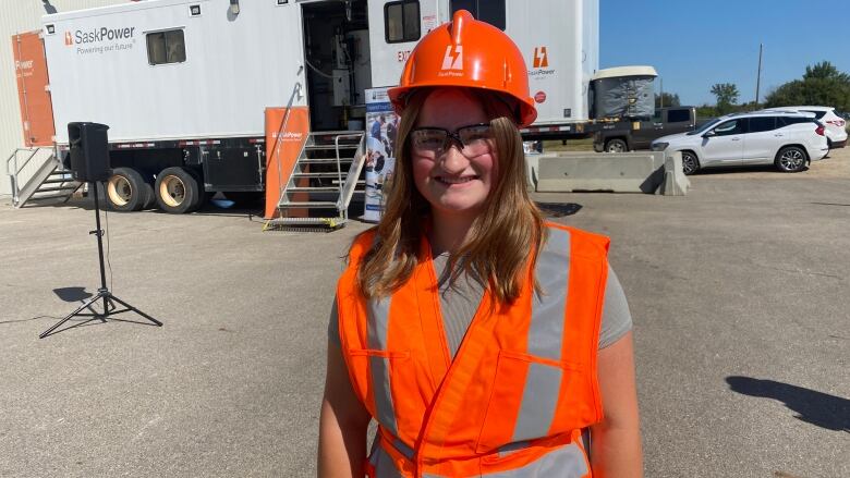 Jana Erickson recently graduated from high school, and her studies included a new course in power engineering.