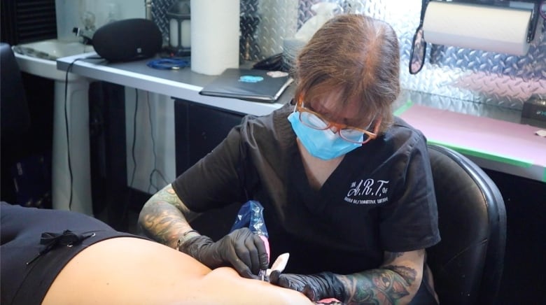 Cindy Kenway is certified in Areola Restorative Tattooing.