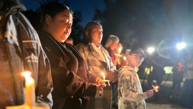 Candlelight vigil for Christine Potes 1