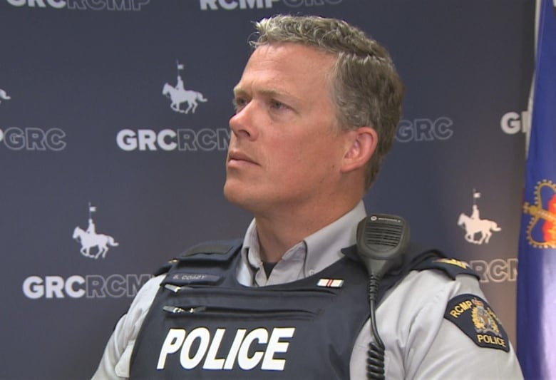 Head shot of Shaun Coady, inside, in uniform