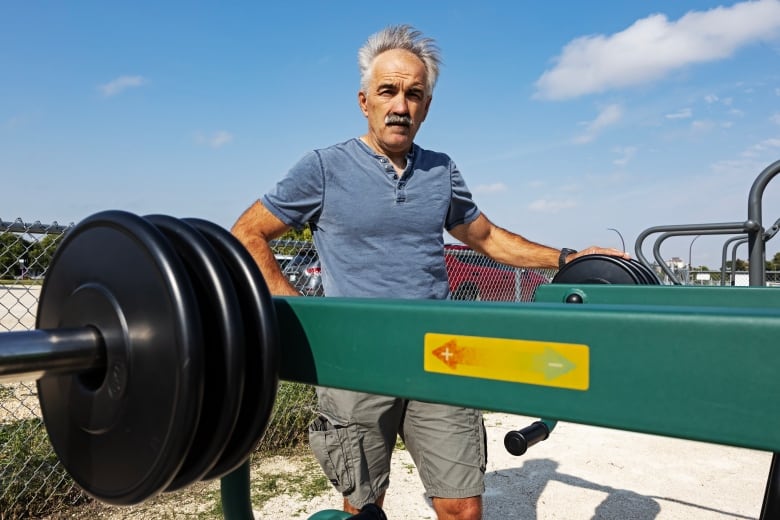 The technical director of the Manitoba Paddling Association Jerome Seremak says having an outdoor gym right next to his workplace is like a dream come true.