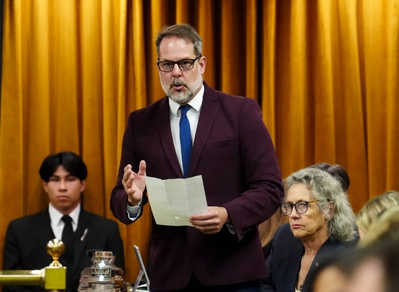 NDP member of Parliament Alexandre Boulerice asks a question during question period in the House of Commons of Parliament Hill in Ottawa on Thursday, June 6, 2024.