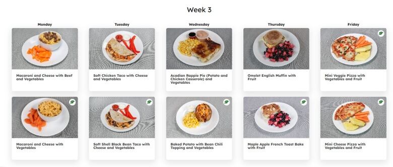 A collage of 10 meals on 10 plates displayed in two rows.