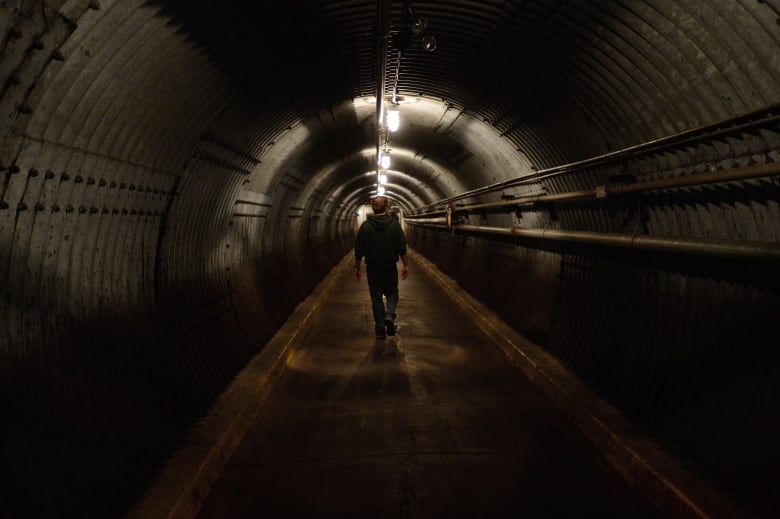 The main tunnel to the Diefenbunker, Canada's Cold War museum, in Carp, Ont., on Wednesday, July 8, 2015.