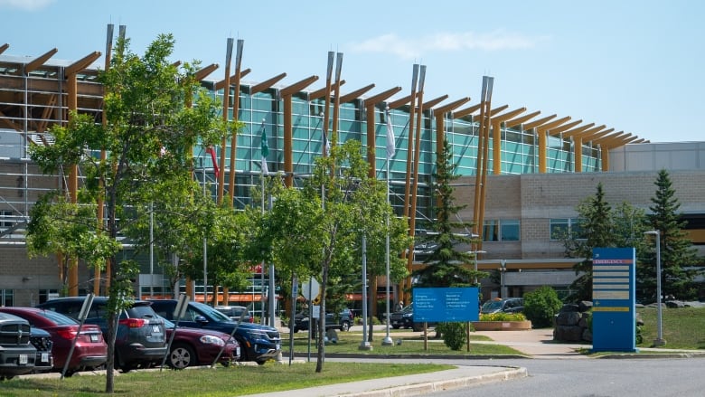 An exterior shot of a building on a sunny day.