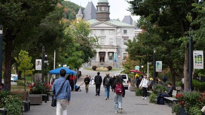 McGill University is seen Friday, October 13, 2023 in Montreal.