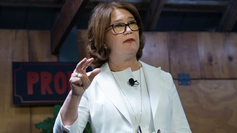 Jane Philpott makes an announcement regarding her political future as running in the next federal election as an independent in Markham, Ont., on May 27, 2019. 