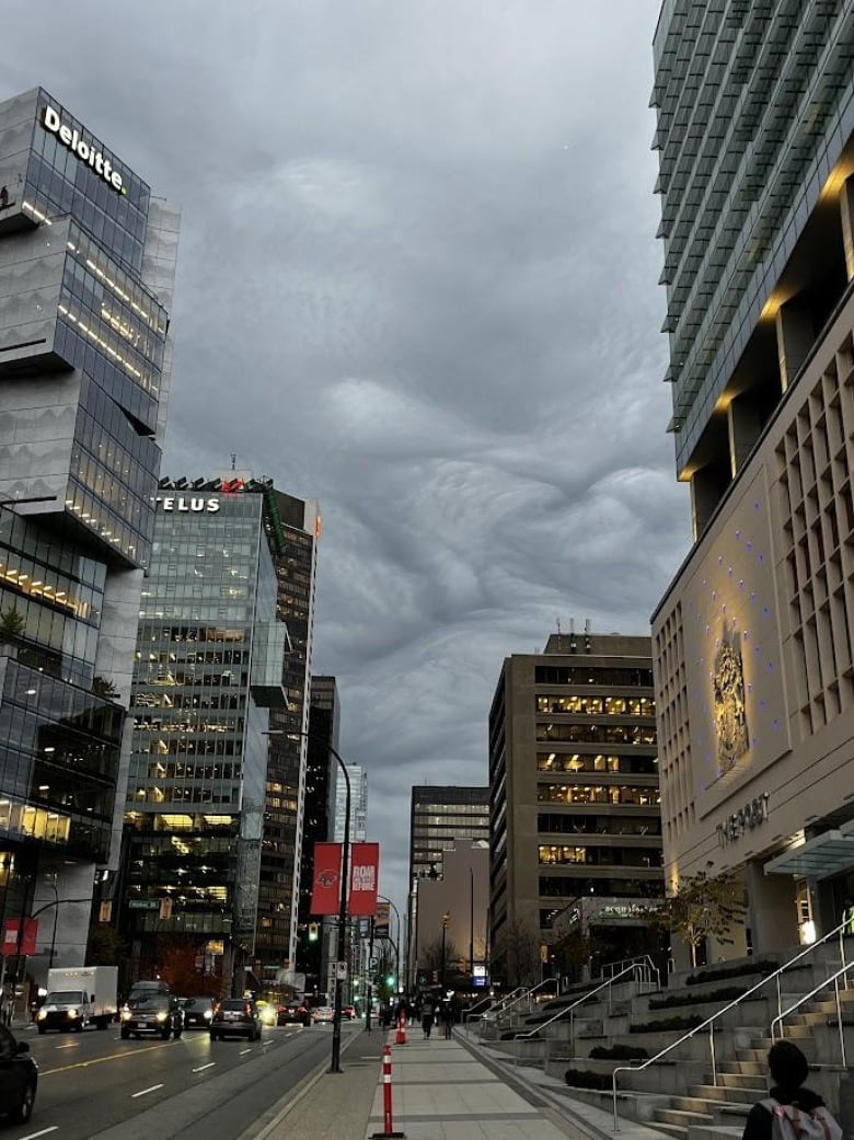 Clouds over Vancouver.