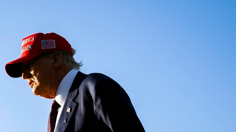 President-elect Donald Trump walks after watching SpaceX's mega rocket Starship lift off for a test flight from Starbase in Boca Chica, Texas on Tuesday, Nov. 19, 2024.