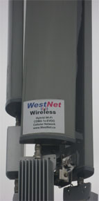 WestNet cell tower co-location Calgary