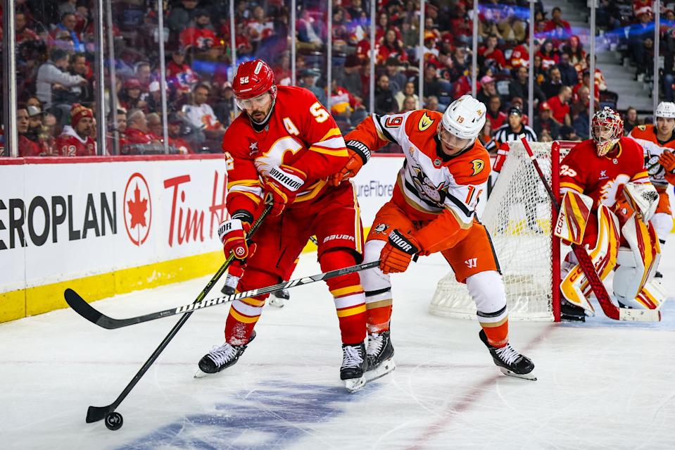 Flames Fall to Ducks 3-2 After Costly Overtime Penalty